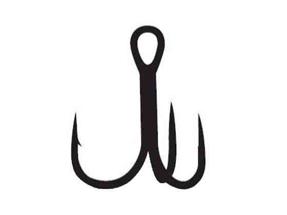 Гачок потрійний 1 (5шт/уп) Treble Hook T-1 BC арт.33-05-001 ТМ FISHING ROI Київ