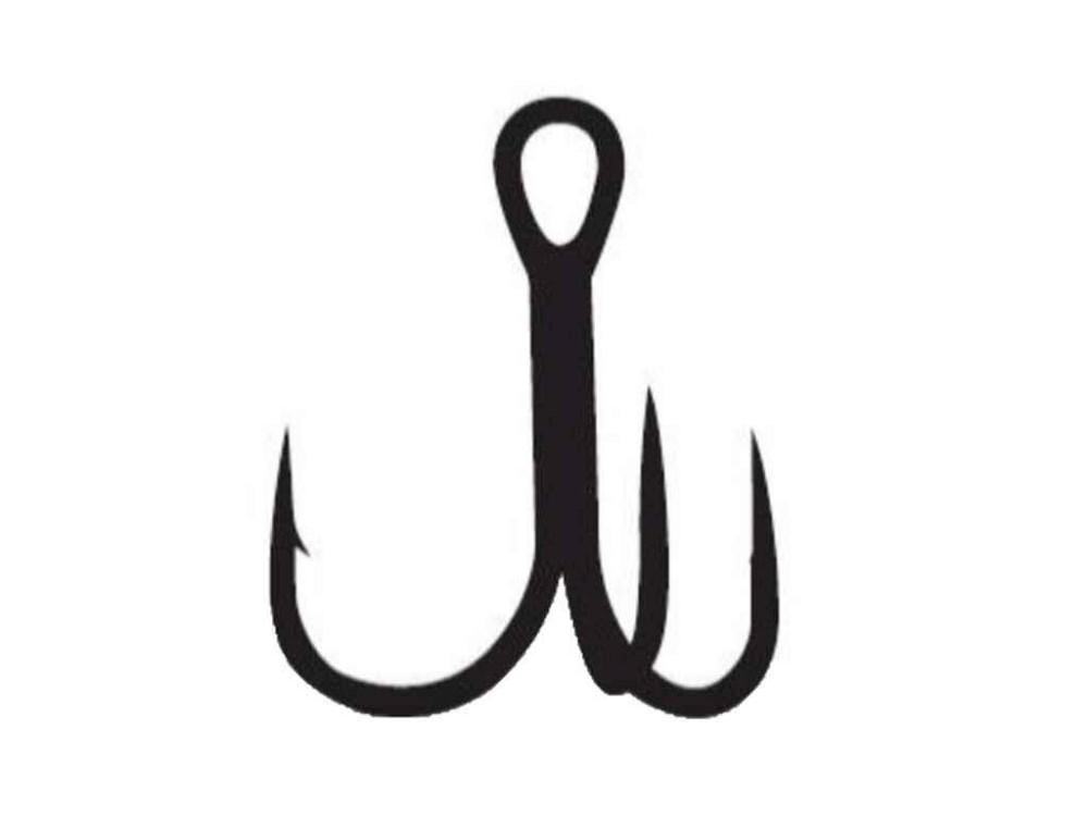 Гачок потрійний 1 (5шт/уп) Treble Hook T-1 BC арт.33-05-001 ТМ FISHING ROI Київ - фото 1