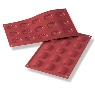 Форма для выпечки Silikomart "Мадлен" 44х34 мм, h 10 мм (SF031/C) Винница - изображение 1