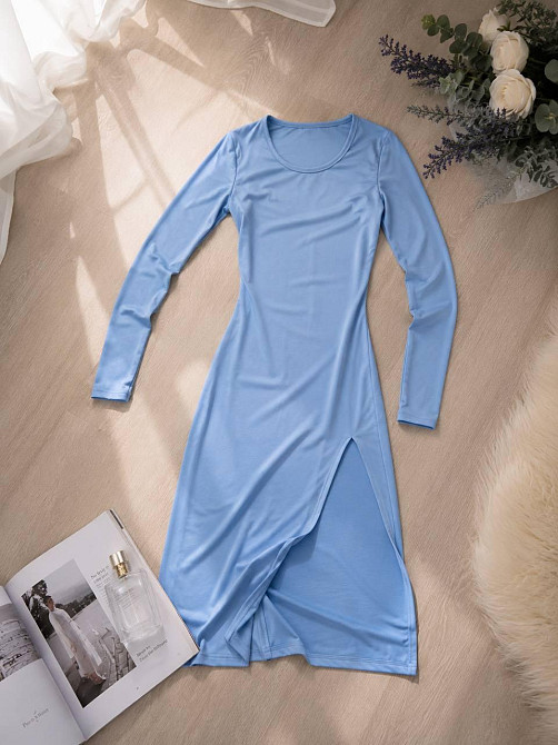 Женское повседневное элегантное платье в рубчик Одесса - изображение 2