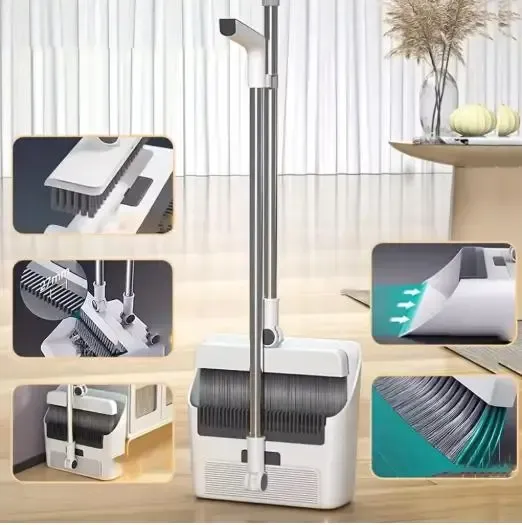 Веник и щетка с совком для уборки 3 в 1 Коломия - фото 1