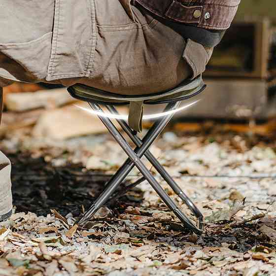 Стілець складаний Naturehike CNK2550JJ011 алюміній (Чорний) Київ