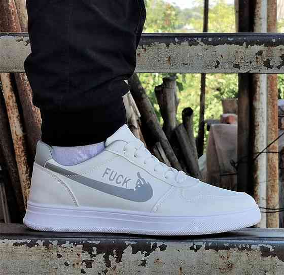 Кросівки Nike Білі Чоловічі Форси Найк FUCK (розміри: 40,41,42,43,44) Дніпро
