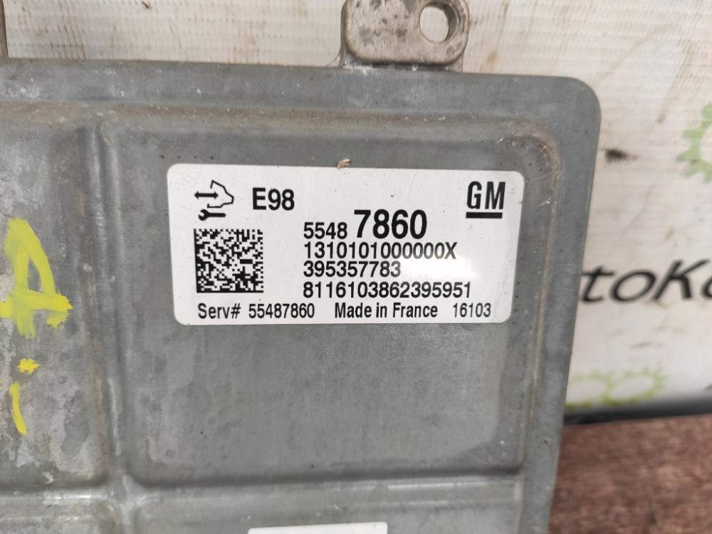Блок керування двигуном Opel Zafira C 1.6 cdti 2012-2019 (55487860) Ковель - фото 2