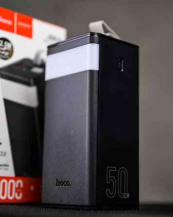 Портативний акумулятор павербанк Hoco J86A PB 50000mAh 22.5W Powermaster fully compatible Black  ПП8201 Київ