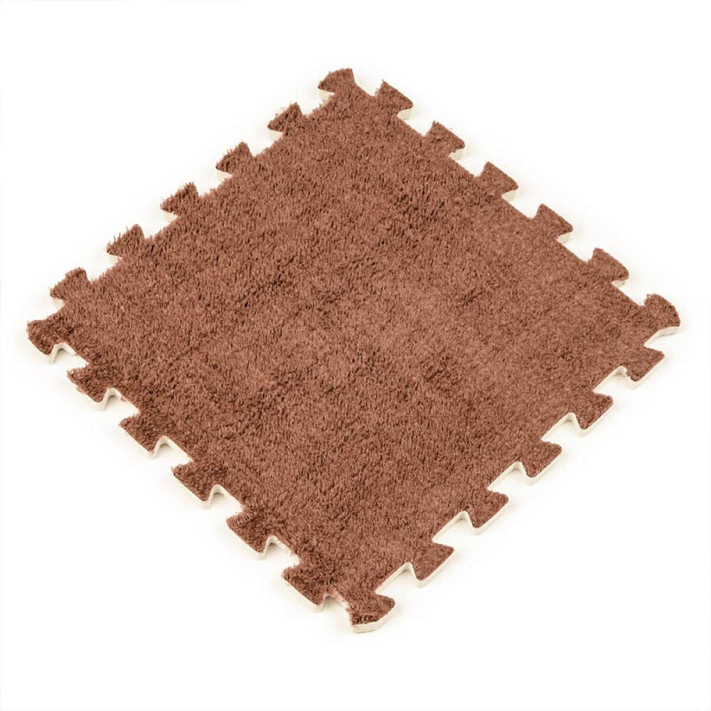 Пол-пазл плюшевый 30х30х1см Коричневый (D) SW-00002082 Днепр - изображение 1