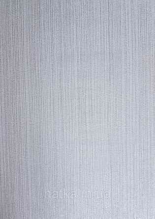 Шпалери вінілові на флізеліні AS creation The Bos 0.53х10 однотонні структурні світло-сірі смужки сріблом Київ