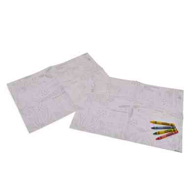 Набор для творчества Crayola Подложки-раскраски "Джунгли" 2 шт с карандашами (15755-A) Винница