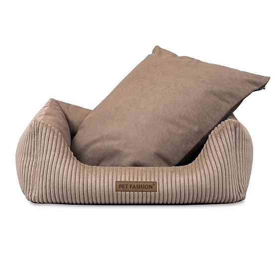 Лежак Pet Fashion DEVID для собак песочный 62*50*19 Киев