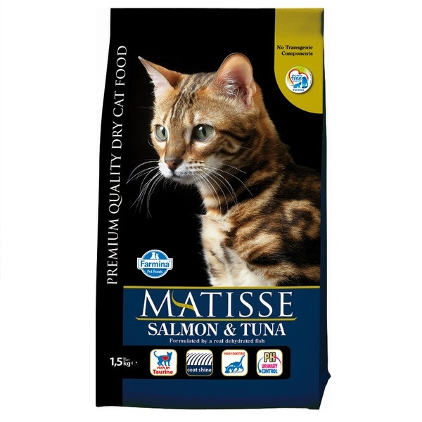 Сухий корм Farmina Matisse Adult Salmon & Tuna для дорослих котів, лосось та тунець, 1.5 кг Київ - фото 1