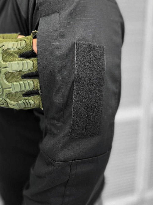 Тактична рубаха полиция убакс черный Одесса - изображение 3