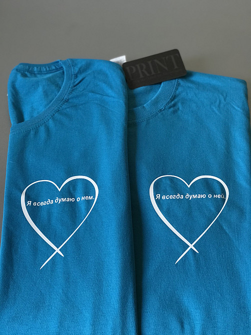 Парні футболки для хлопця та дівчини Чернівці - фото 3