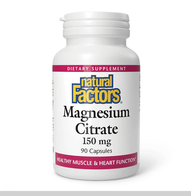 Цитрат магния Natural Factors Magnesium Citrate 150mg 90 капс Киев - изображение 1