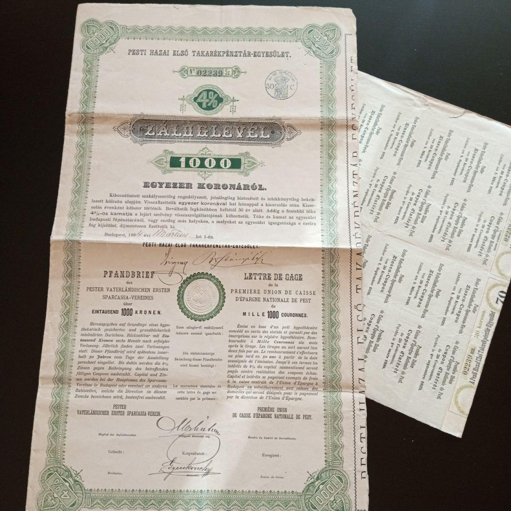 Акция. 1894 год №02239 (Б-34) Полтава - изображение 1