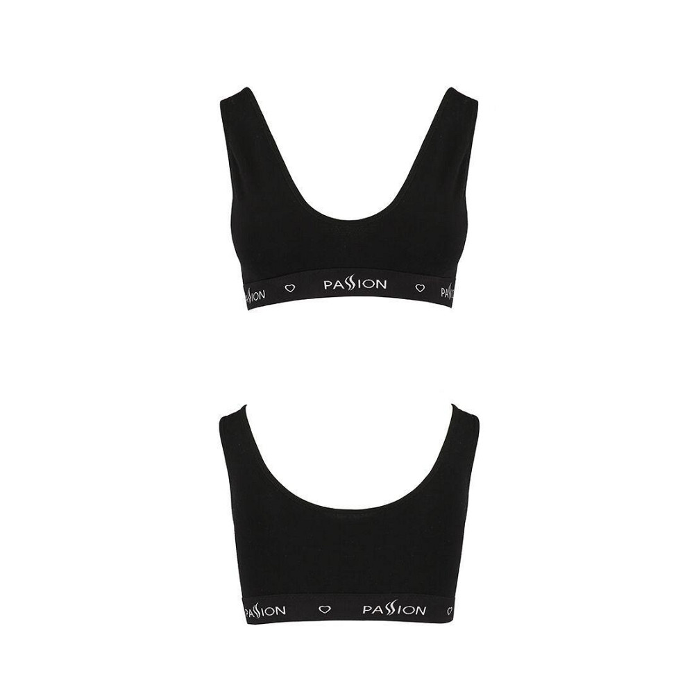Спортивний топ з широкою гумкою Passion PS004 TOP L, black Sex Aura Київ - фото 5