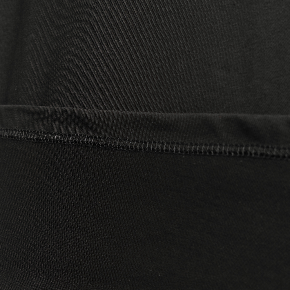 Базова чорна оверсайз футболка чоловіча весна літо однотон. Футболка оверсайз Pobedov Nude Київ - фото 5