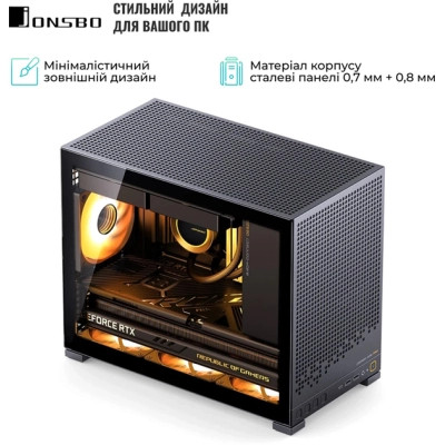 Корпус JONSBO D32 PRO Black Винница - изображение 12
