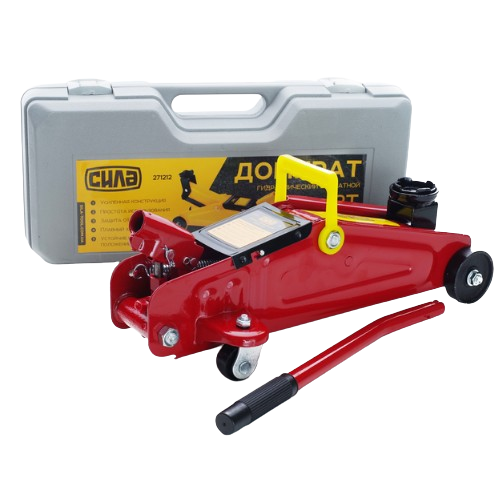 Домкрат підкатний 2 тонни 135-330мм + кейс СИЛА Житомир - изображение 1