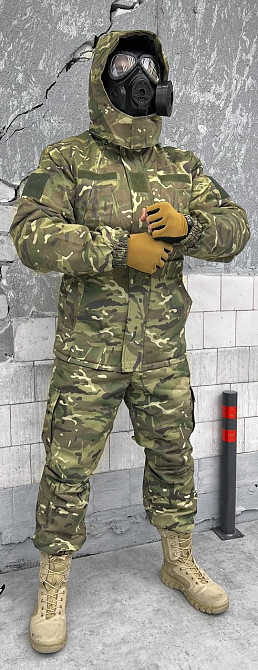 Костюм чоловічий мультикам теплий зимовий, комбінезон і куртка бушлат на флісі Одеса - фото 1