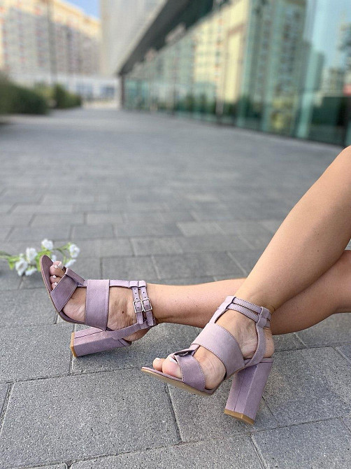 SANTINI Босоніжки жіночі SANTINI 259311-218 фіолетовий (літо, замша натуральна) (3761) Коломыя - изображение 8