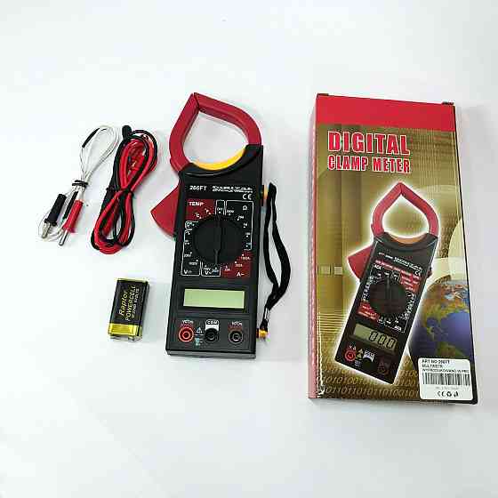 Кліщі для постійного струму DT 266 FT, напруги, Мультиметр із захистом, Мультиметр для QX-266 змінної напруги Київ