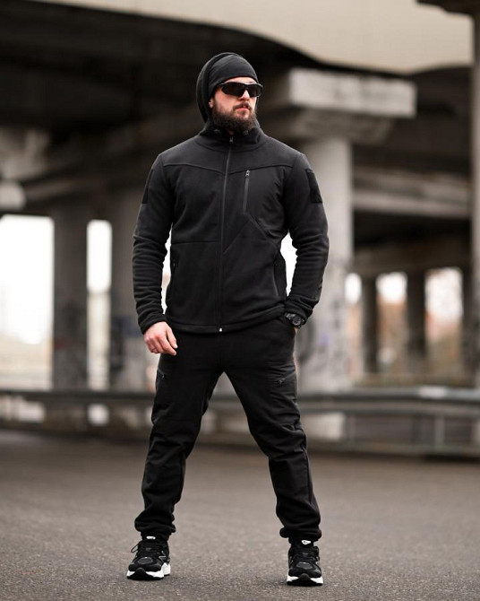 Флісовий спортивний тактичний костюм TARANTUL black ТР6551 Одеса - фото 17