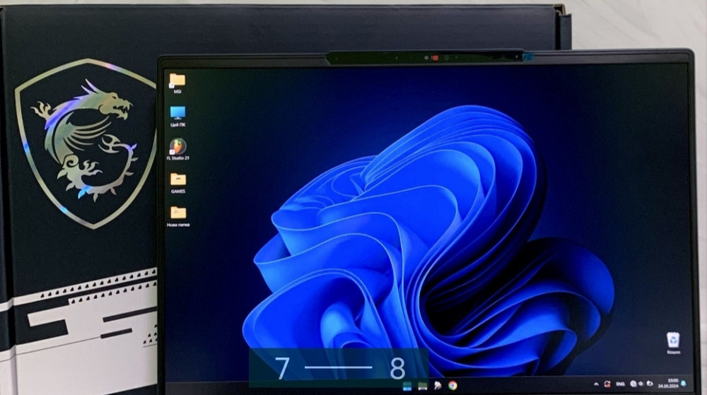 Ноутбук MSI Stealth 26 Studio RTX 4070/ i7/ 32Gb / 1TB. + Мишка Legion M600s. Киев - изображение 2