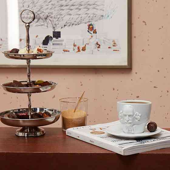 Чашка с блюдцем Tassen Уильям Шекспир (260 мл), фарфор Ровно