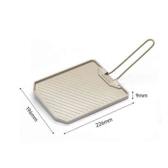 Сковорода-гриль зі складаною ручкою Naturehike CNK2300CJ016, алюміній Рівне