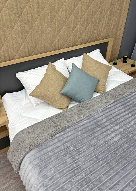 Плед 200х230 см (+-10см) на овчине 