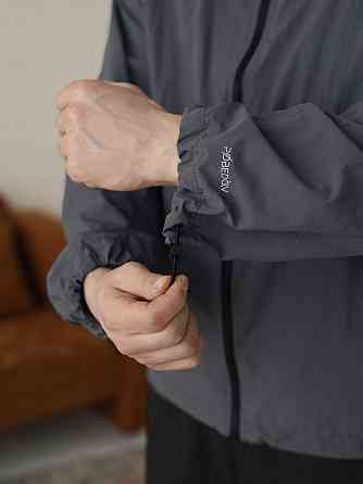 Чоловіча куртка вітрівка темно-сіра Pobedov Neon. Вітрівка для чоловіків легка весняна Київ