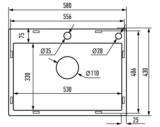 Мойка MIXXUS MH5843 SS COLOR (MH5843 NANO-SILVER) (3.0/0.8) из нерж. стали (цвет нерж.) (MX1930) Киев