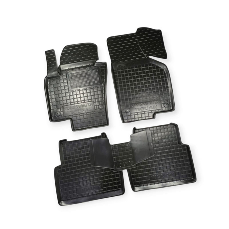 Килимки Фольцваген tiguan 2007-2015 борт 2,5см, з перемичкою салону Мукачево - фото 1