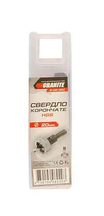 Сверло корончатое GRANITE HSS 20 мм 6-08-020 Ровно