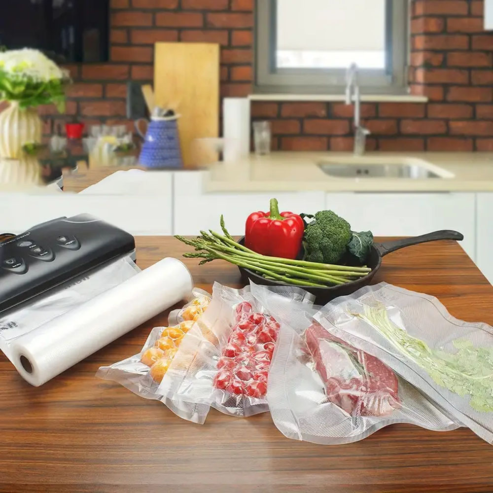 Вакуумні пакети для їжі 5 м х 28 см / Рифлені пакети для вакууматора / Пакети вакуумні Київ - фото 8