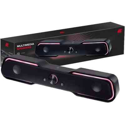 Акустическая система 2E PCS101 RGB 2.0 USB Black (2E-PCS101BK) Винница