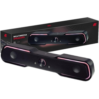 Акустическая система 2E PCS101 RGB 2.0 USB Black (2E-PCS101BK) Винница - изображение 1