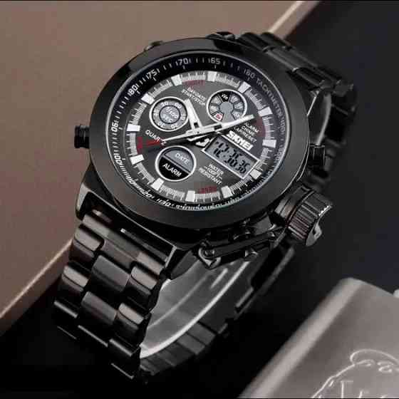 Класичні годинники на руку для чоловіків SKMEI, Красиві чоловічі наручні кварцові годинники BF-11 Івано-Франківськ