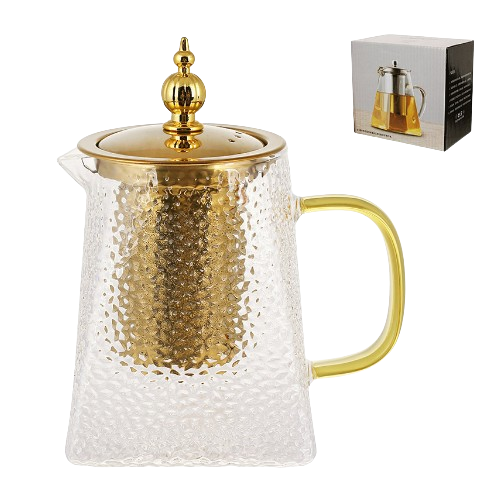 Заварник 550мл скло з металевим фільтром 992-201 БОНА ДИ Житомир