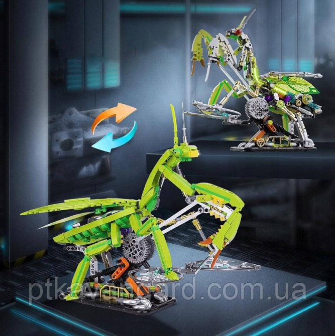 Конструктор богомол механічний двосторонній 999 деталей 13055 Хмельницький - фото 3