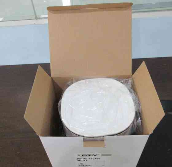 Овальне сміттєве відро з плавним закриттям Zerix Prime-TC0105 White 5 л, біле (ZX5901) Харків