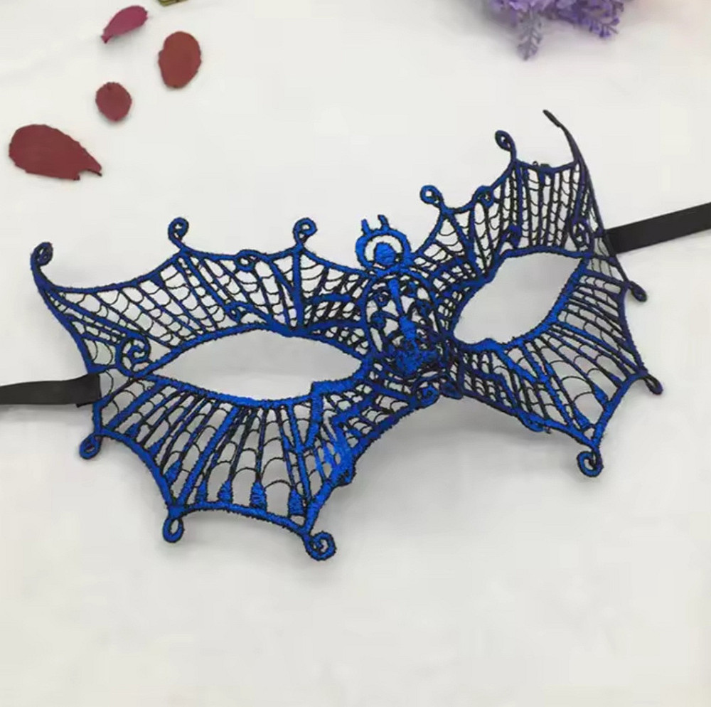 Святкова маска карнавальна на лице one size синій Київ - фото 1