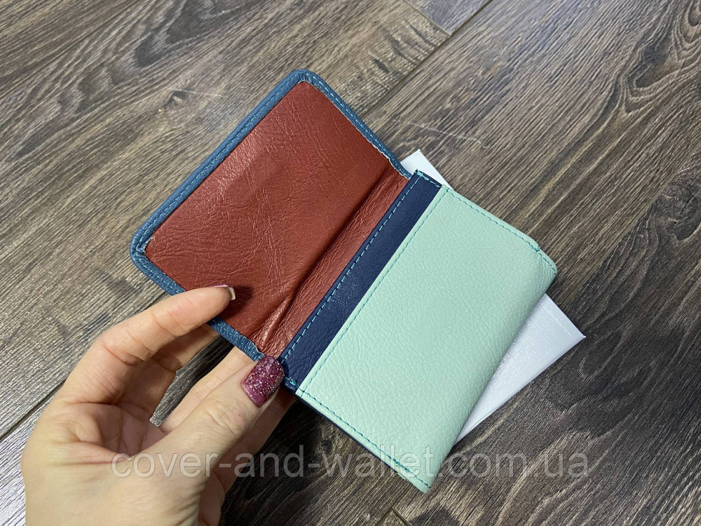 Красивий бірюзовий гаманець на магнітах невеликого розміру ST Leather 403-1 Київ - фото 3