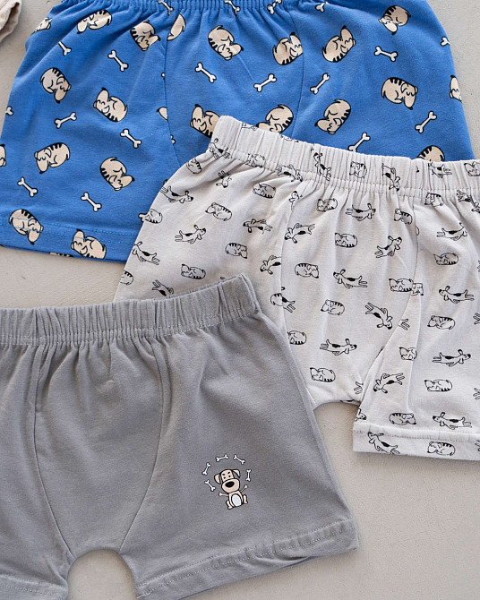 Набор подростковых боксеров на мальчика из 5 шт. Tom John 541304 12-13 Киев - изображение 3