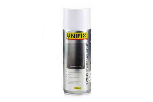 Эмаль грунтовочная акриловая универсальная RAL 9010 Белый 400мл UNIFIX Ровно