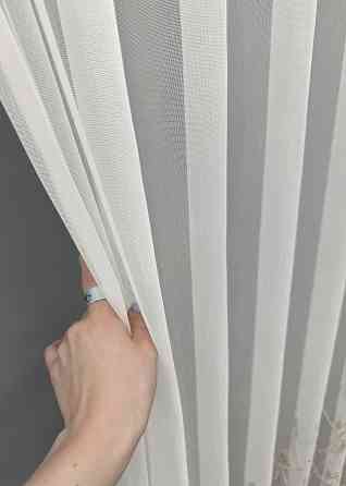 Тюль VR-Textil 1468т Фатин з вишивкою Молочний з пудровим 400х270 см (42-0846) Київ