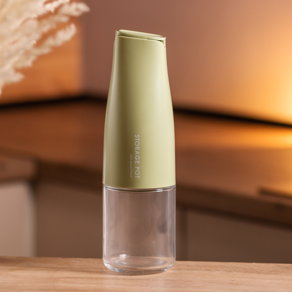 Пляшка для соняшникової олії з гравітаційною кришкою 500 мл пляшка для олії з дозатором Зелений HP-34-9GR Київ - фото 5