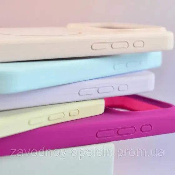 IPhone 17 Air Чехол силиконовый микрофибра Магсейф (коричневый) Одесса