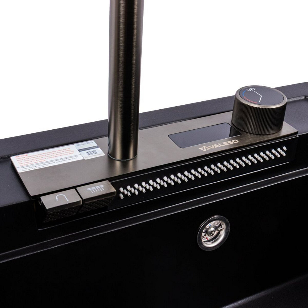 VALESO Гранітна мийка VALESO 5149 VIVA (чорна) Киев - изображение 8