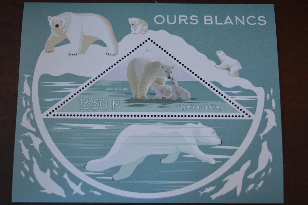 Конго. Фауна. Личности. Блок. 2014 г. (А-34) Полтава - изображение 1